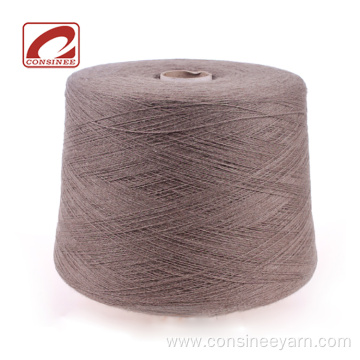 Consinee fluffy knitting dehaired racoon cashmere blend yarn